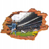 Naklejka na ścianę dziura Manchester City Aguero strzela gola 