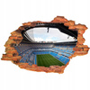 Naklejka na ścianę 3D Real Madryt pusty stadion